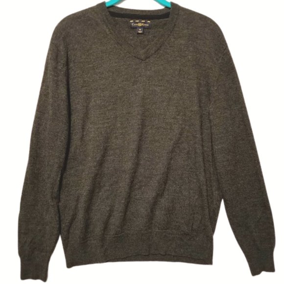 Club Room Other - Club Room V-neck Merino Sweater Men's Size Medium